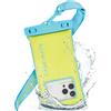 CASE-MATE, Custodia impermeabile IP68 per telefono, custodia galleggiante impermeabile con cordino a tracolla, accessorio essenziale da viaggio per spiaggia, nave da crociera, compatibile con tutti i