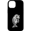 Dugongo Regalo Custodia per iPhone 14 Cool Dugongo Occhiali Disegno Mucca Marina