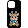Volleyball animal sport ball fan Hobby f Custodia per iPhone 14 Pro Max Deer gioca a pallavolo