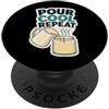 Jimbeels Pour Cool Repeat Candele PopSockets PopGrip Adesivo
