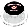 Miami Beach FL Souvenirs & Gifts by DV8s Miami Beach Florida (FL) PopSockets PopGrip per MagSafe
