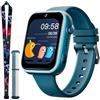 OKYUK T45 Orologio intelligente per bambini 4G GPS Tracker orologio per bambini ragazzi con videochiamata, messaggi, modalità scolastica, funzione SOS, fotocamera e pedometro (verde)