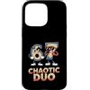 Funny Birthday Humor Lover Custodia per iPhone 15 Pro Max 67 Duo caotico divertente sessantasette compleanno