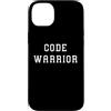 YO! Custodia per iPhone 14 Plus Code Warrior - Dichiarazione scientifica divertente