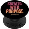 Bible Verse Scripture Ephesians Tees Creato con Scopo Efesini 2:10 Versetto della Bibbia Cristiana PopSockets PopGrip Adesivo