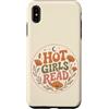 Book Babe | Feminine Reading Custodia per iPhone XS Max Lettura floreale del papavero della California amante del libro