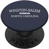 Winston-Salem NC Clothing Co. Winston-Salem Carolina del Nord - Winston Salem NC PopSockets PopGrip Adesivo