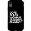 Dope Executive Assistant Career Culture Custodia per iPhone XR Dope Black Woman Assistente esecutivo afroamericano EA