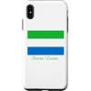 International Flags Custodia per iPhone XS Max Bandiera della Sierra Leone Souvenir