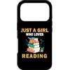 Just a girl who loves Apparel for girls Custodia per iPhone 17 Pro Carino solo una ragazza che ama leggere libri donne e ragazze