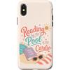 Poolside Reading Days Custodia per iPhone X/XS Lettura in piscina Book Lover Vacanze estive