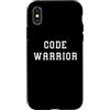 YO! Custodia per iPhone X/XS Code Warrior - Dichiarazione scientifica divertente