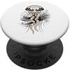 Jellyfishes Jellyfish Lover Gifts Japanese Ink Jellyfish Sea Creature Art Sumi PopSockets PopGrip Adesivo