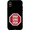 Molecular Biologist Genetics Science Hum Custodia per iPhone X/XS Detto divertente UAA UAG UGA Stop Codon Biology