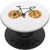 Bicycle pizza Una bicicletta con ruote a forma di pizza - Pizza in bicicletta PopSockets PopGrip Adesivo