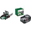Bosch UniversalChain 18 Sega a Catena a Batteria, Scatola di Cartone & Bosch Batteria PBA 18V 4.0Ah W-C (Sistema da 18 Volt, 4.0 Ah, Confezione in Cartone)