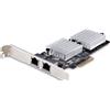 STARTECH Scheda di Rete PCIe 10Gbps a 2 Porte, Gigabit Ethernet, Nero