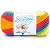 Lion Brand Hokey Pokey - Gomitolo di filato per lavorare a maglia, per bambini, motivo: gelato