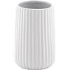 GEDY G-Marika, Porta spazzolini Bagno Bianco, Porta spazzolino in Ceramica, 2 Anni di Garanzia, Design R&S Gedy, Misure 11,6X8X8 cm, 2 Anni di Garanzia
