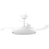 Orbegozo CP 163105 - Ventilatore da soffitto con luce LED a 3 toni, 6 velocità, sistema di protezione contro polvere e insetti, timer 2 e 4 ore e modalità luce notturna