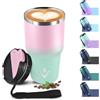 KollyKolla Tazza Termica 600ml 20oz, Termos Caffè con Doble Pared Reutilizable, Borraccia Termica in Acciaio Inox, sin BPA, Tazza da Viaggio per Caffe, Bicchiere Termico para Viajes, Oficina, Deporte, Escuela