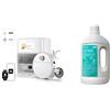 MOVA V70 Ultra Complete Robot aspirapolvere, estensione MaxiReachX, aspirazione 40.000 Pa, pressione 15 N e pulizia 300 giri/min, superamento ostacoli fino a 9 cm, serbatoio per la polvere EcoCyclone.