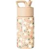 Simple Modern Borracia con Cannuccia per Bambini | Borraccia Acciaio Inossidabile Isolato Riutilizzabile per Bambina e Bambini | Summit | 415ml | Chloe Floral