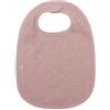 Jollein Bavaglino in spugna, rosa selvatica, 100% cotone, con chiusura in velcro, bavaglino per bambini, bavaglino