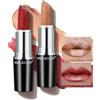 Anglicolor Rossetto Glitter,Rossetto Metallizzato Lucido,Rossetti Texture Cremosa,Formula Idratante,Trucco Naturale Idratante Per Le Labbra (#10+#12, 8g)