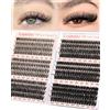 Calphdiar Wispy, extension per ciglia singole, per principianti, 30 + 40 + 50 + 60 + 80 + 100D, 476 pezzi