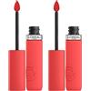 L'Oreal Paris L'Oréal Paris Infaillible Matte Resistance Rossetto Liquido Idratante Finish Opaco Effetto Velluto con Acido Ialuronico 645 Crush Alert - 2 Cosmetici