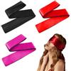 VONJUMA 3 Pcs Maschera Per Occhi In Raso Fasce Per Occhi In Raso Morbide Maschere Per Dormire Copertura Per Gli Occhi Da Viaggio In Raso Per Donne Uomini Adulti Coppie 130X5Cm Nero Rosso