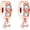 Rimgoris 925 Argento Sterling Charm Donne Bracciali Collana Lucciola Bagliore di Notte Solido Coniglio Cuore Rosa Giorno della Mamma Uovo di Pasqua Libellula Smalto Libellula Uccello Colibrì