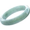 AKAFKKPYXSD Donna Bangle Di Giada Bracciale Di Giada Verde Naturale Stile Retrò Cinese Bracciale Fatto A Mano Regali Per Le Vacanze Con Scatola Di Gioielli, 53-54MM