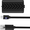 DAGIJIRD Batteria controller ABS con cavo di ricarica e indicatore LED per Xbox Series S/X