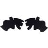 DAGIJIRD 2PCS Gaming Maniglia Sticker Protector per Xbox One Controller Grip Silicone Cover Protector Case Set
