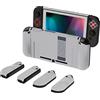 PlayVital Cover Custodia per Nintendo Switch,AlterGrips Copertura Ergonomica Case Protettiva Intercambiabile per Joycon Console&Pellicola&Copri Analogici&Copri Tasti-NES Classico