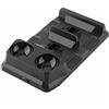 DAGIJIRD 4 In 1 Controller LED Dual LED Caricabatterie Dock Stazione di Ricarica Dock Basamento Base per Playstation 4