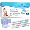 Easy@Home Strisce reattive per ovulazione: Kit predittore di ovulazione accurato a 30 LH - Test di fertilità per le donne - Alimentato da Premom Ovulation Tracker App | 30 LH + 30 tazze per urina