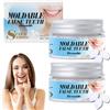 EONFAVE Perline temporanee per la riparazione dei denti, kit di riparazione per il riempimento dei denti, kit di riparazione dei denti, fissaggio perline di riempimento mancanti denti rotti, denti falsi