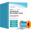 MedVance Nastro flessibile in silicone largo 5,1 cm con perforazione e taglio (1 pacchetto, 1,3 m)