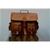 Nuovo 1 Lato Borsa Laterale In Pelle Marrone Per Moto Saddlebags Panniers