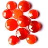 Wahenoor Gems Non Scaldato 25.95 KT 100% Naturale Rosso Arancio Corniola Rotondo Checker AAA+