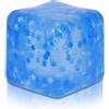 Copfeqyr Grande palla antistress 7 cm fiocco di neve - Squishy Ice Cube palla giocattolo sensoriale fidget per adulti bambini, focus relax, confezione regalo (blue)
