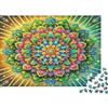 KQJZXNHPGR Motivo Mandala Puzzle per Adulti Puzzle 1000 Pezzi Arte Colorata Relax Decorazione Casa Regalo 52x38cm/1000pcs