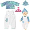 LETTERASHQP Vestiti per Bambole, Vestiti per Bambole da Neonato per Bambole da 36-43 cm, Vestiti Morbidi con Cappello (Non Una Bambola) per Ragazze e Ragazzi (Dinosauri)
