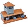 Outland Models Piccola stazione/deposito rurali del paesaggio della ferrovia scala 1:220 Z