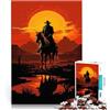 LKSDCBOT puzzle 1000 pezzi per adulti Gioco Red Dead Redemption Difficile da completare ma divertente e umoristico Regali di Babbo Natale segreto 52x38cm