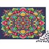 KQJZXNHPGR Mandala Pattern Puzzle per Adulti Puzzle 1000 Pezzi Arte Colorata Famiglia Relax Decorazione Casa 38x26cm/1000pcs
