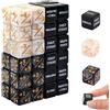 Neerow MTG - Set di 48 dadi in acrilico da 15 mm in nero e bianco, dadi per contatori e parole chiave MTG Dice per Magic, Gathering, giochi di carte da tavolo, TCG & CCG